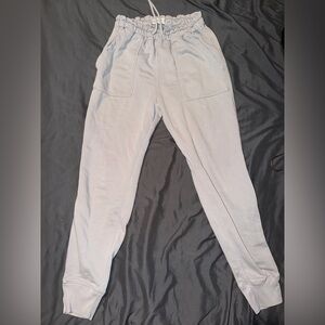 Abercrombie & Fitch women M medium Light Gray Sweatpants